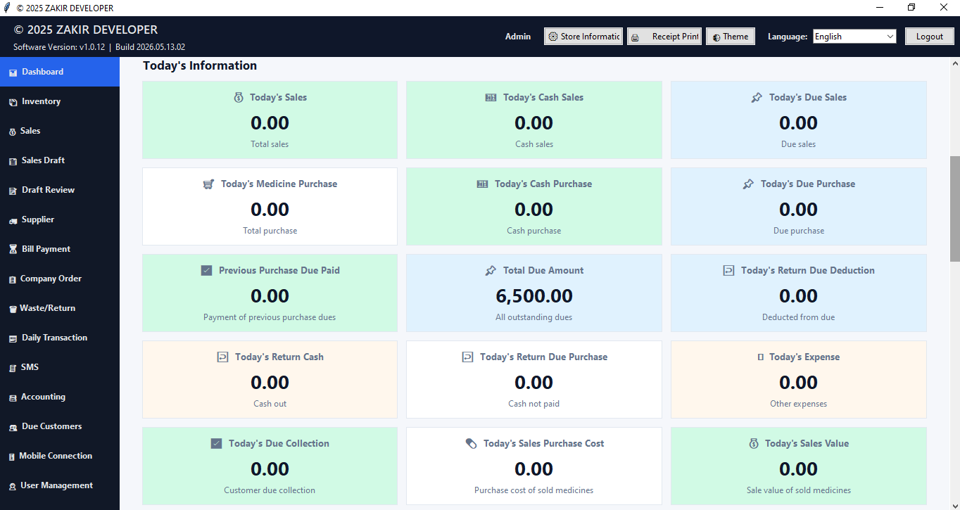 PC Dashboard
